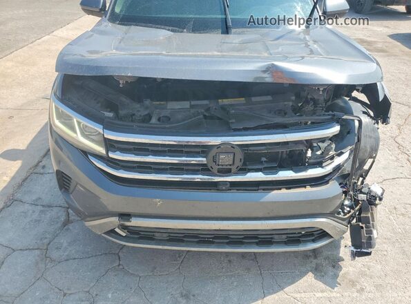 1V2TE2CAXMC203592 2021 VOLKSWAGEN ATLAS Silver Շարժիչի բաժամունքի տեսք