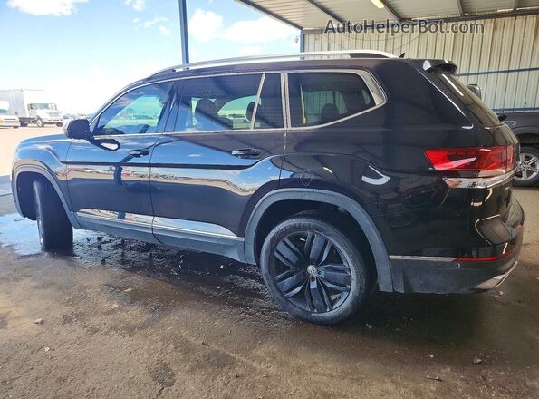 1V2TP2CA1MC550402 2021 VOLKSWAGEN ATLAS Black Задня ліва чверть