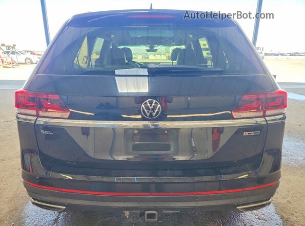 1V2TP2CA1MC550402 2021 VOLKSWAGEN ATLAS Black Вид ззаду