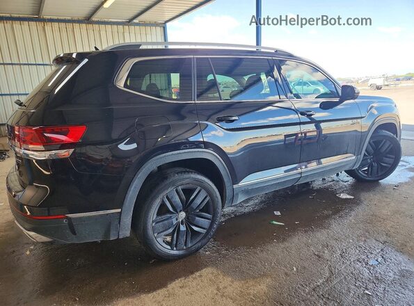 1V2TP2CA1MC550402 2021 VOLKSWAGEN ATLAS Black Задня права чверть