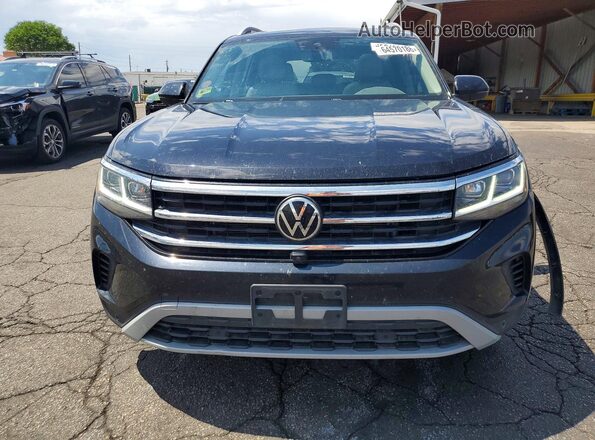 1V2TR2CA5MC537260 2021 VOLKSWAGEN ATLAS Black Vista frontal
