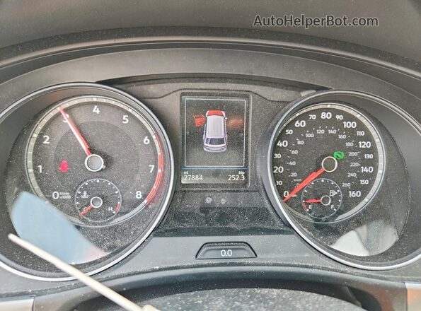 1V2UR2CA3KC503576 2019 VOLKSWAGEN ATLAS White Սարքավորումների վահանակի տեսք