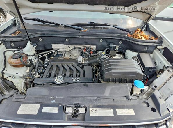 1V2UR2CA4KC579744 2019 VOLKSWAGEN ATLAS Белый Вид подкапотного пространства