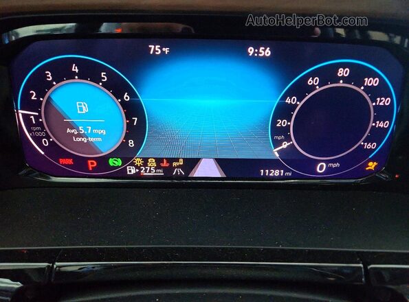 1V2WN2CA0TC524441 2026 VOLKSWAGEN ATLAS Black Vista del cuadro de instrumentos