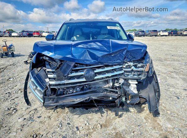 1V2WP2CA1KC553133 2019 VOLKSWAGEN ATLAS Blue Вид спереду