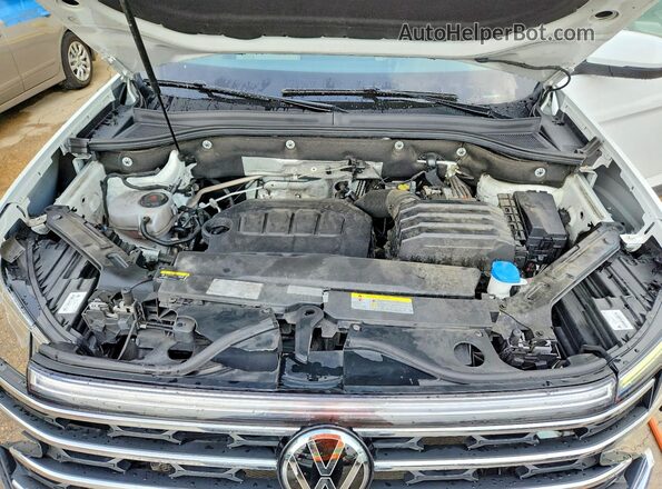 1V2WR2CA8RC531649 2024 VOLKSWAGEN ATLAS White Widok komory silnika