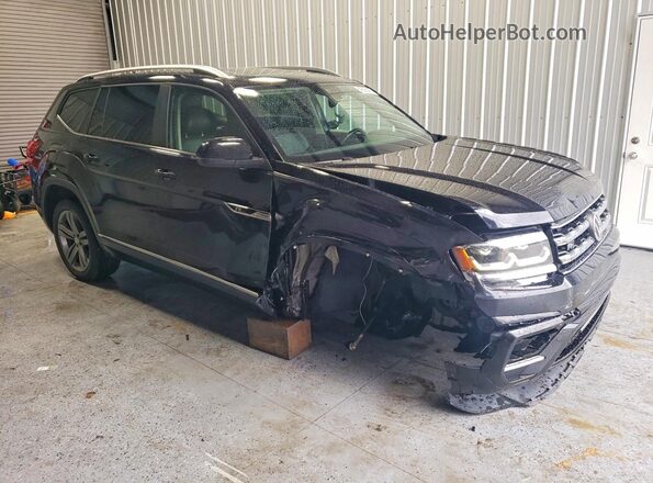 1V2XR2CA8KC596849 2019 VOLKSWAGEN ATLAS Black Przód prawy