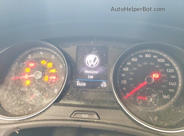 1V2XR2CA8KC596849 2019 VOLKSWAGEN ATLAS Black Widok zestawu wskaźników