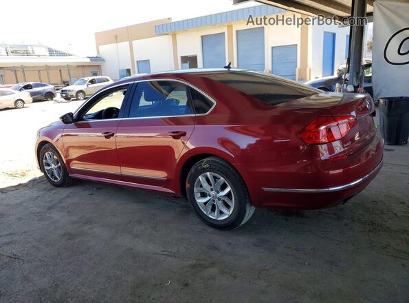 1VWAT7A33GC033870 2016 VOLKSWAGEN PASSAT Red Tył lewy