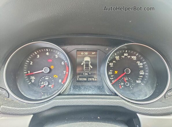 1VWAT7A33HC030209 2017 VOLKSWAGEN PASSAT Gray Вид щитка приладів