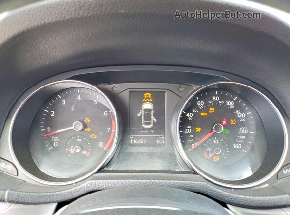 1VWAT7A34HC045365 2017 VOLKSWAGEN PASSAT Серебряный Вид щитка приборов
