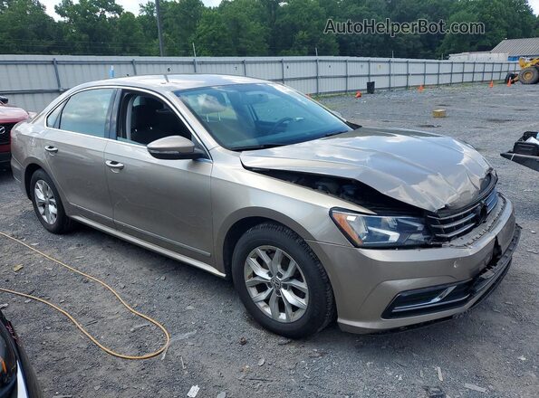 1VWAT7A36GC022040 2016 VOLKSWAGEN PASAAT Желто-коричневый Передняя правая четверть