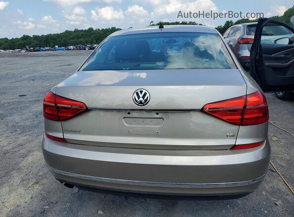 1VWAT7A36GC022040 2016 VOLKSWAGEN PASAAT Желто-коричневый Вид сзади