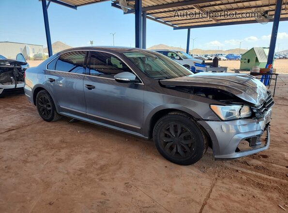 1VWAT7A37GC054589 2016 VOLKSWAGEN PASSAT Серый Передняя правая четверть