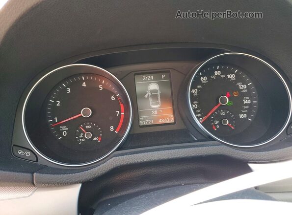1VWAT7A3XHC080699 2017 VOLKSWAGEN PASSAT Gray Vista del cuadro de instrumentos