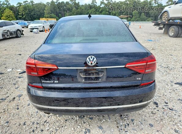 1VWBA7A34JC009434 2018 VOLKSWAGEN PASSAT Black Widok z tyłu