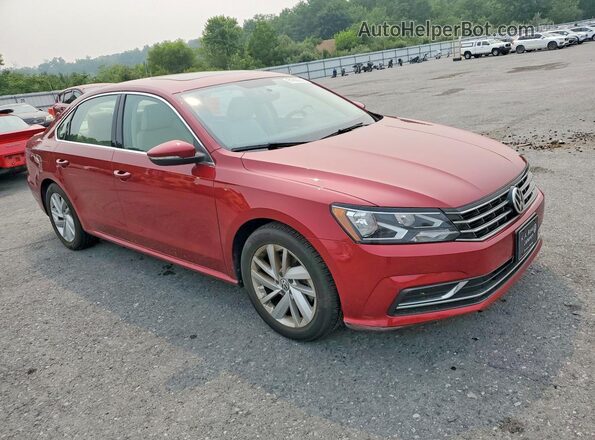 1VWBA7A35JC051305 2018 VOLKSWAGEN PASSAT Red Przód prawy