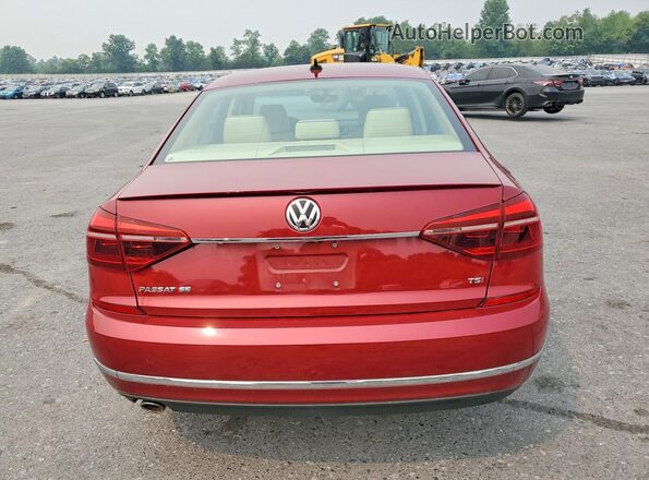 1VWBA7A35JC051305 2018 VOLKSWAGEN PASSAT Red Widok z tyłu