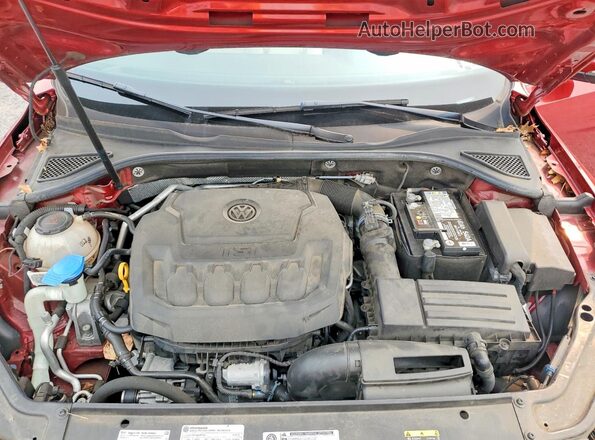 1VWBA7A35JC051305 2018 VOLKSWAGEN PASSAT Red Widok wnętrza z tyłu