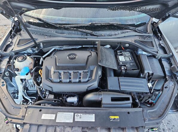 1VWBA7A37JC012974 2018 VOLKSWAGEN PASSAT Gray უკანა სალონის ხედი