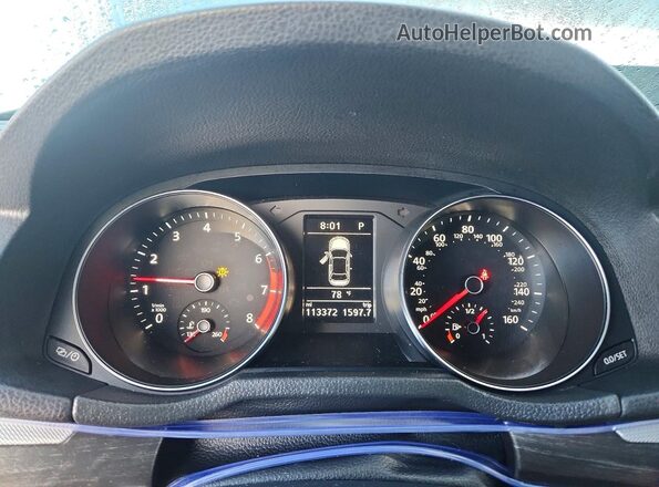 1VWBA7A37JC012974 2018 VOLKSWAGEN PASSAT Gray ხელსაწყოთა პანელის ხედი
