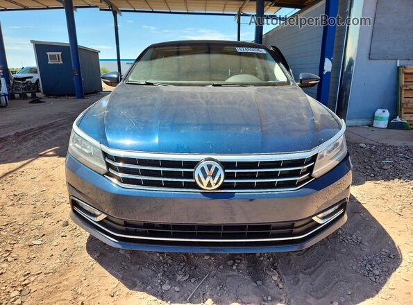 1VWBA7A3XJC020082 2018 VOLKSWAGEN PASSAT Синий Вид спереди