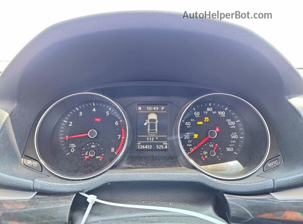 1VWBA7A3XJC020082 2018 VOLKSWAGEN PASSAT Синий Вид щитка приборов