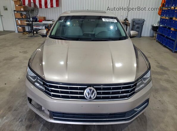 1VWBS7A37GC010079 2016 VOLKSWAGEN PASSAT Tan Widok z tyłu