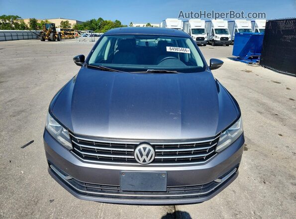 1VWBT7A33GC010674 2016 VOLKSWAGEN PASSAT Gray Widok z przodu
