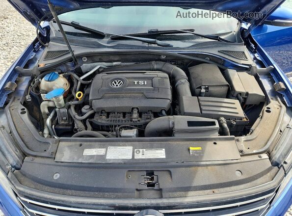 1VWBT7A34GC055283 2016 VOLKSWAGEN PASSAT Синий Вид задней части салона