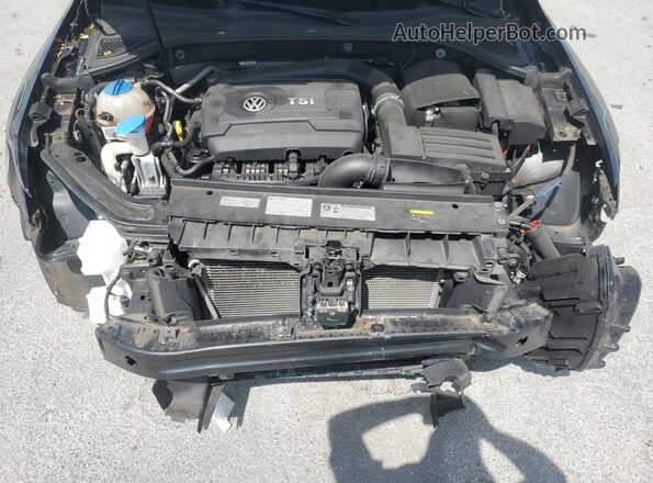 1VWBT7A37HC034137 2017 VOLKSWAGEN PASSAT Black Widok wnętrza z tyłu