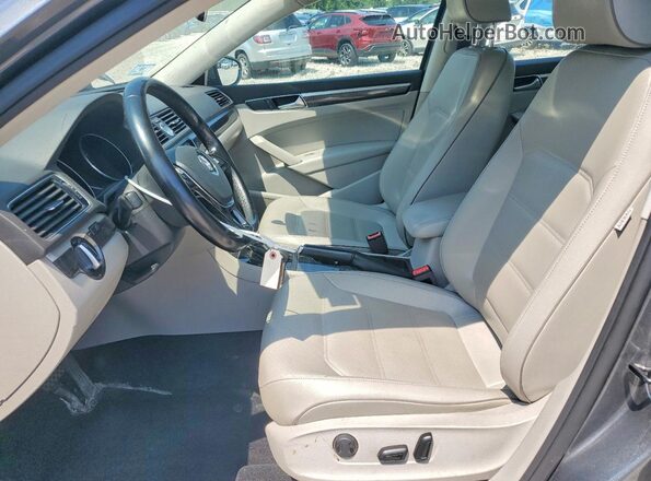 1VWBT7A37HC083337 2017 VOLKSWAGEN PASSAT Gray წინა სალონის ხედი