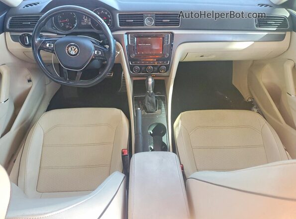 1VWDT7A39HC024847 2017 VOLKSWAGEN PASSAT White წინა პანელის ხედი