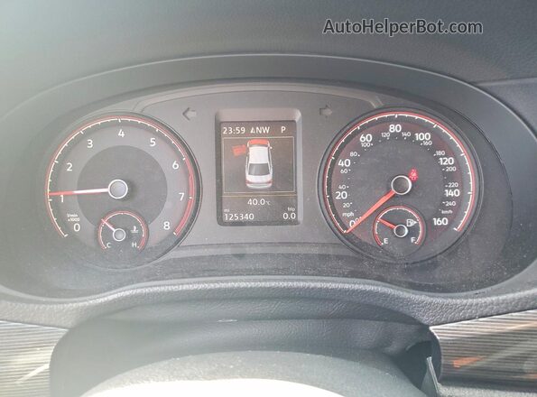 1VWMA7A38LC017550 2020 VOLKSWAGEN PASSAT Gray ხელსაწყოთა პანელის ხედი