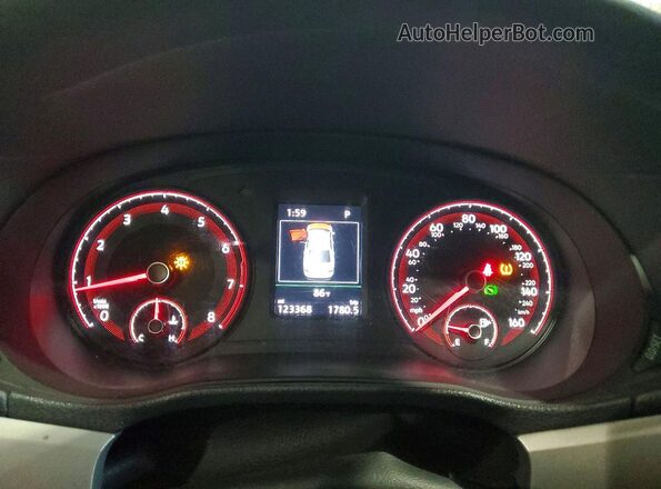 1VWSA7A39LC016785 2020 VOLKSWAGEN PASSAT White Вид щитка приладів