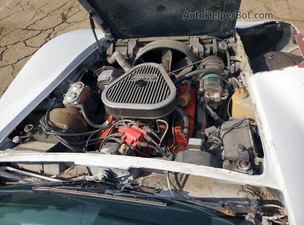 1Z37J4S425440 1974 CHEVROLET UK White უკანა სალონის ხედი
