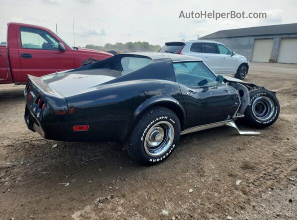 1Z37J5S411291 1975 CHEVROLET CORVETTE Black უკანა მარჯვენა