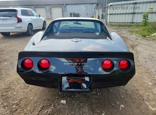 1Z37J5S411291 1975 CHEVROLET CORVETTE Black უკანა ხედი