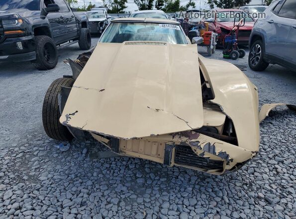 1Z37L6S432494 1976 CHEVROLET CORVETTE Beige Vista frontal