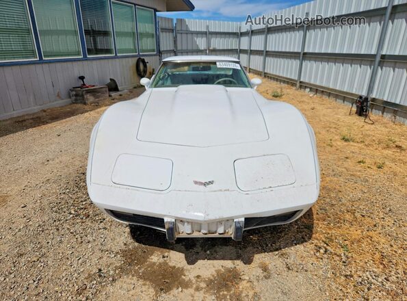 1Z37X7S416948 1977 CHEVROLET CORVETTE White Вид спереду