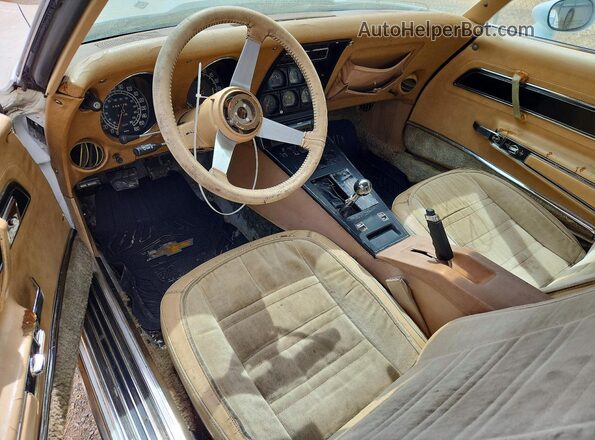 1Z37X7S416948 1977 CHEVROLET CORVETTE White Вид панелі приладів