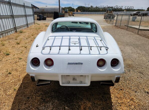 1Z37X7S416948 1977 CHEVROLET CORVETTE White Вид ззаду