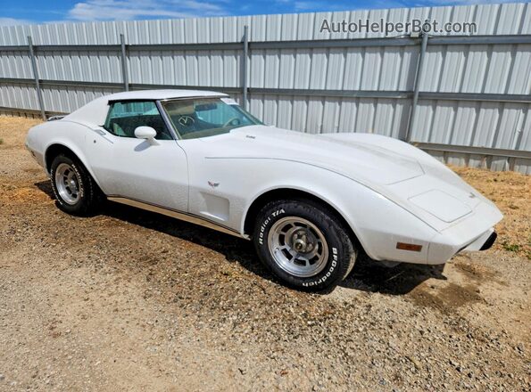 1Z37X7S416948 1977 CHEVROLET CORVETTE White Передня права чверть