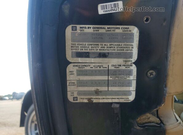 1Z8749S438784 1979 CHEVROLET CORVETTE Black VIN sticker view