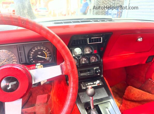 1Z8789S428000 1979 CHEVROLET CORVETTE White Rear seats view