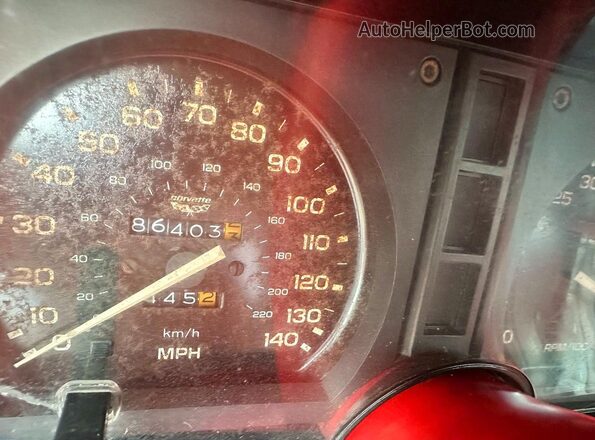 1Z8789S428000 1979 CHEVROLET CORVETTE White Instrument cluster view