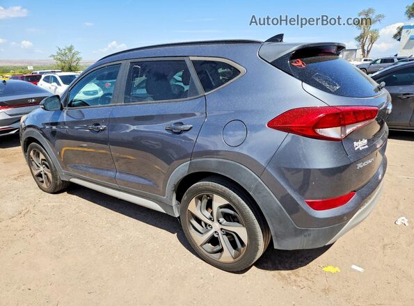 KM8J33A27JU837251 2018 HYUNDAI TUCSON Gray Задня права чверть