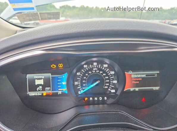 3FA6P0HD1KR203484 2019 FORD FUSION Blue Հետևի նստատեղերի տեսք