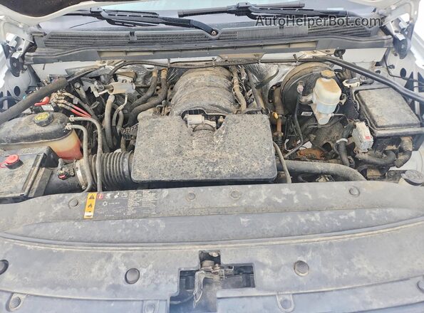 1GTV2LEH2JZ100453 2018 GMC SIERRA Белый Вид подкапотного пространства