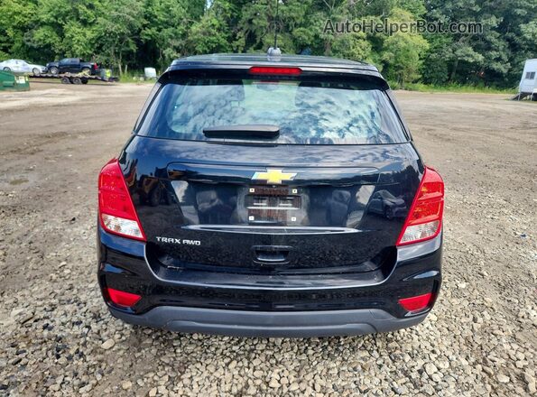 3GNCJNSB3JL330989 2018 CHEVROLET TRAX Black Front interior view